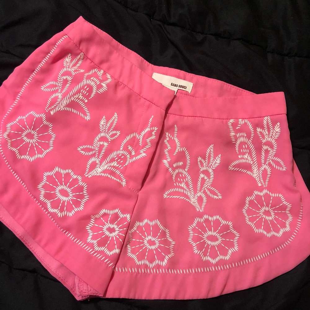 Pink High Waisted Shorts Size Small